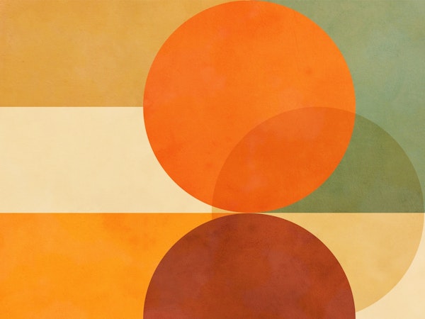 Mid-Century Fall Colours 1 • Mural