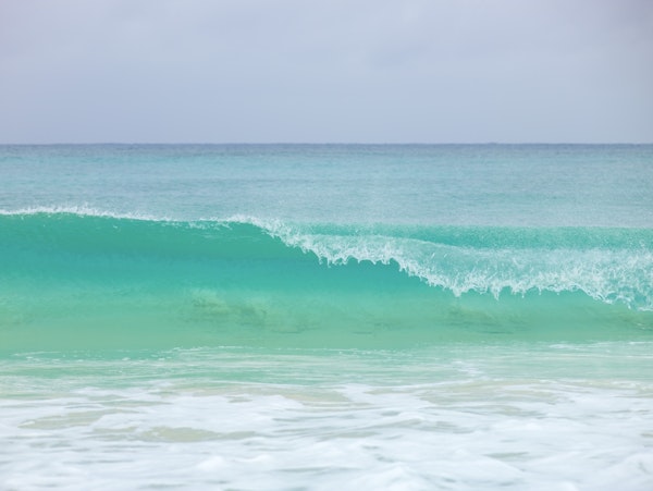 Waves Rushing Ashore