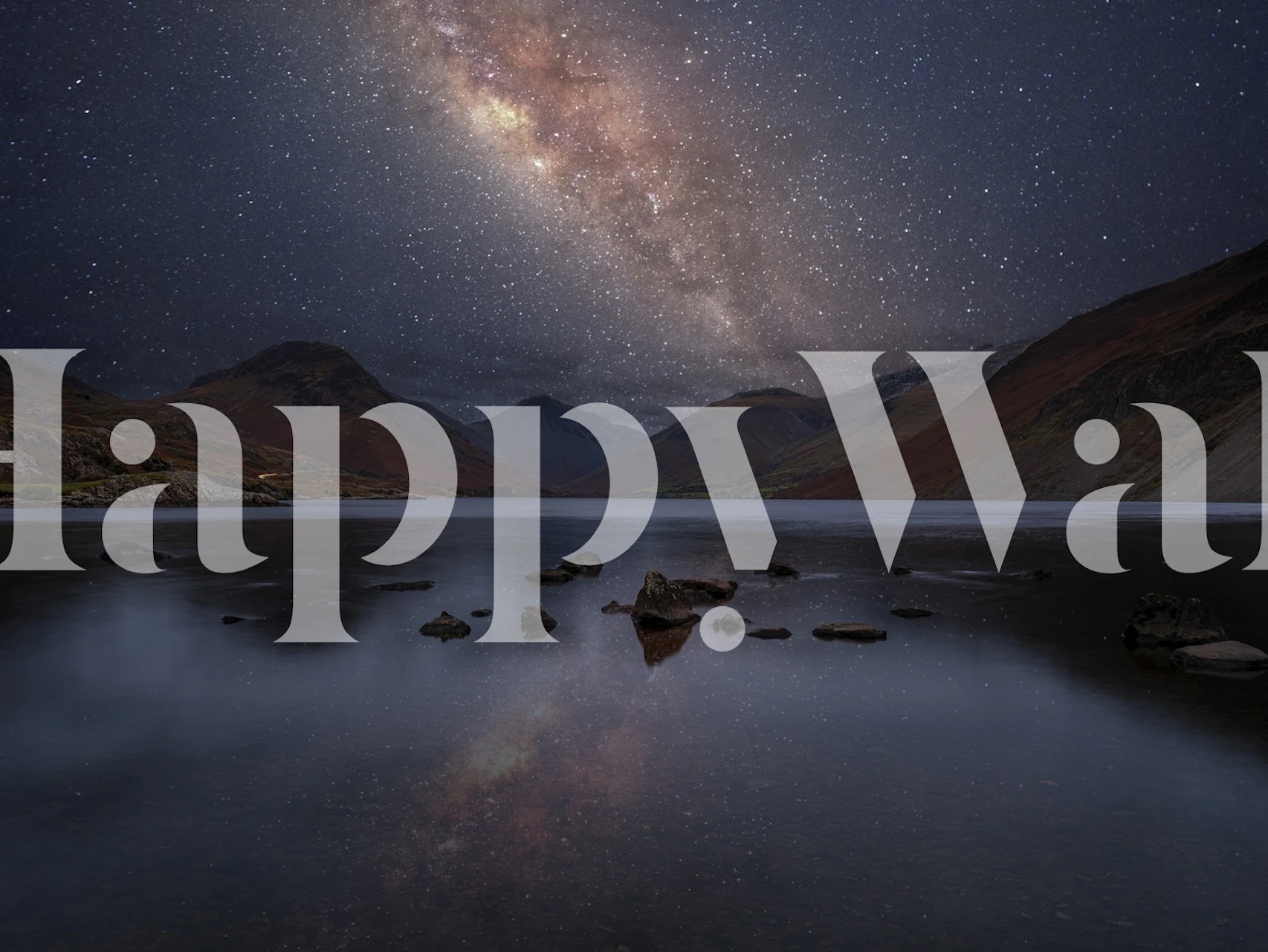 Starry Symphony tapet vist i et rom