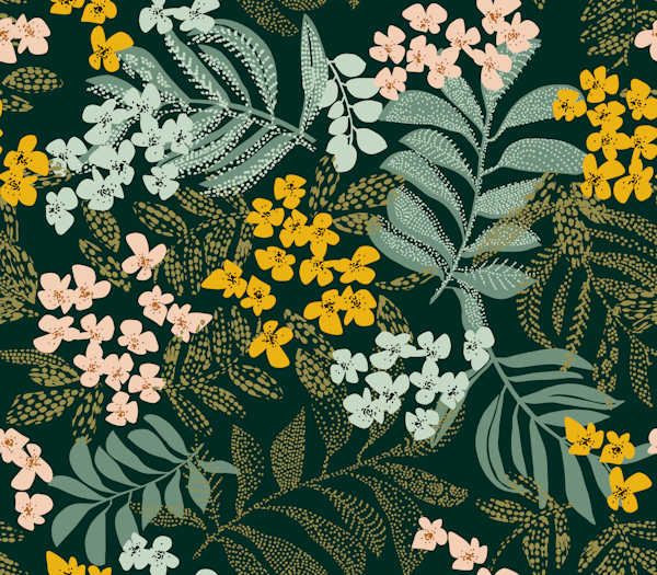 autumn leaves emerald