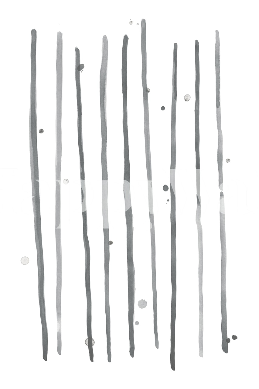 Vertical lines and dots tapet i et rom