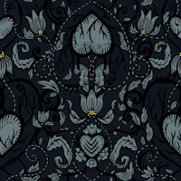 Black whimsigothic beating hearts wallpaper