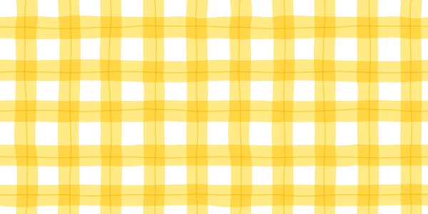 Yellow gingham pattern