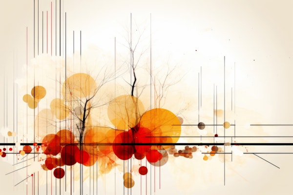 Geometric Art AUTUMN City Park