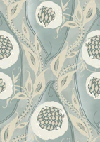 Samarkande duck egg blue mint papel pintado
