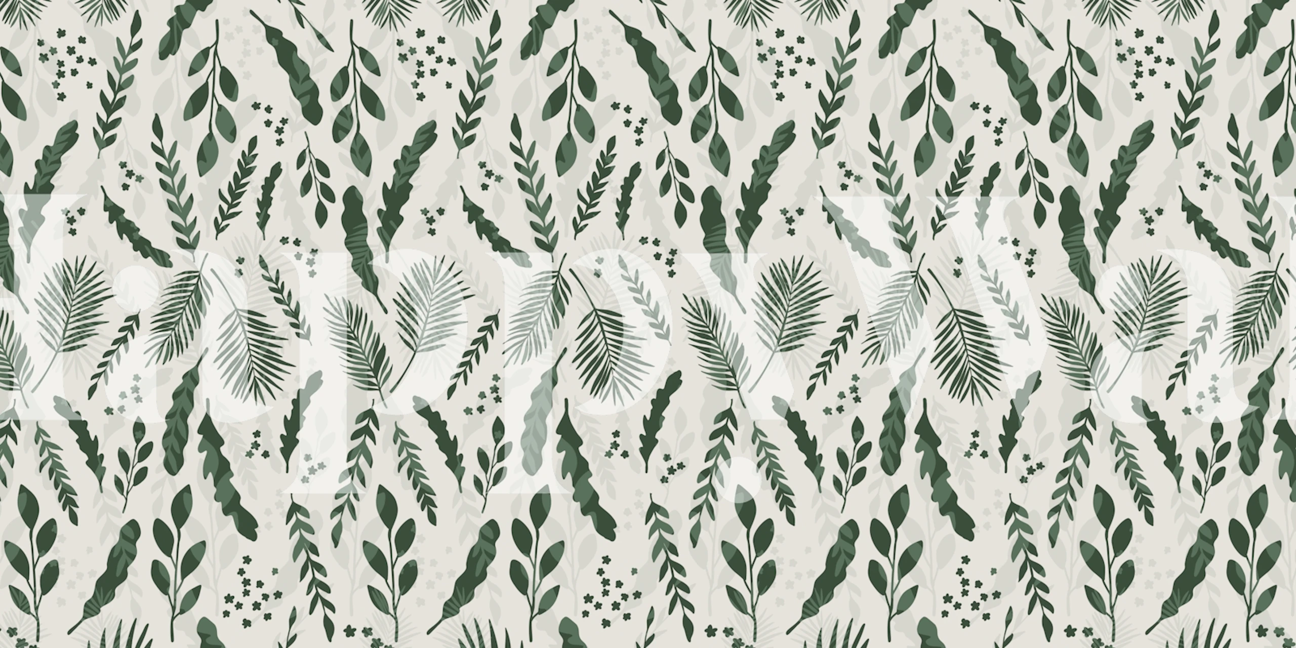Wild botanical florest wallpaper design