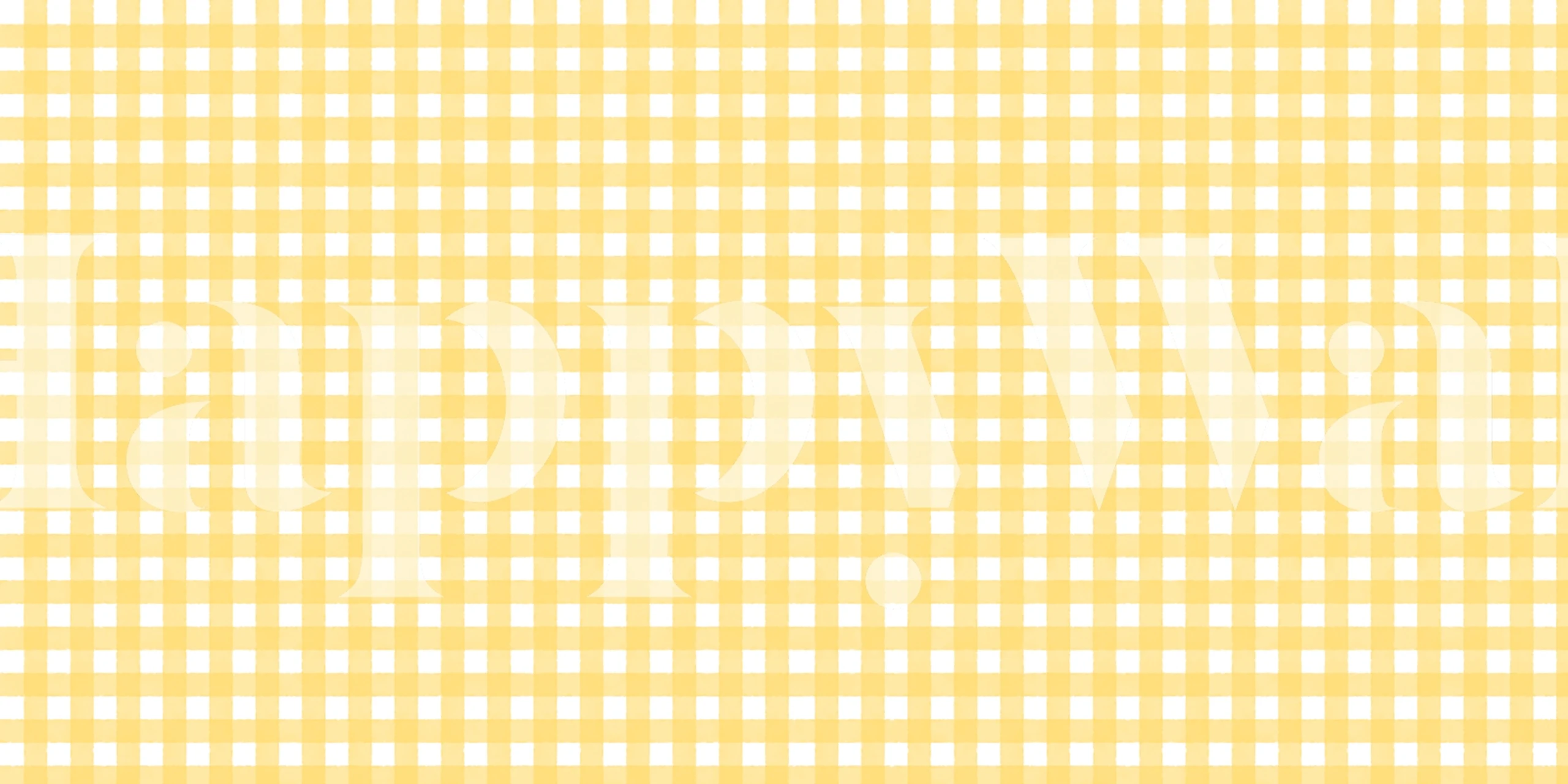 Striped Yellow Tapet I Et Værelse