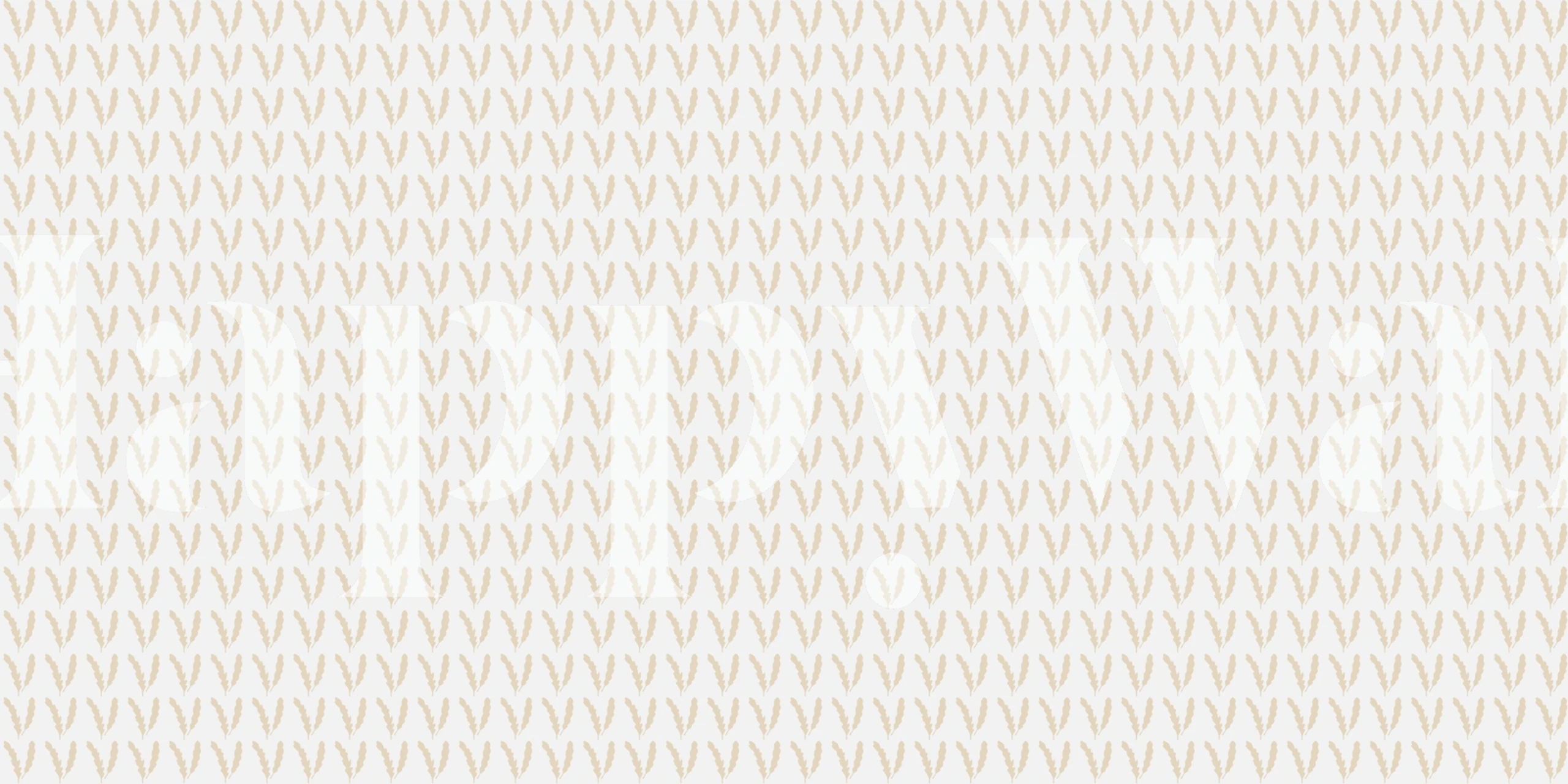 Beige leaf pattern design on light background wallpaper