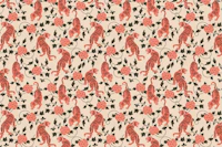 Vintage Chinese Tigers and Florals wallpaper