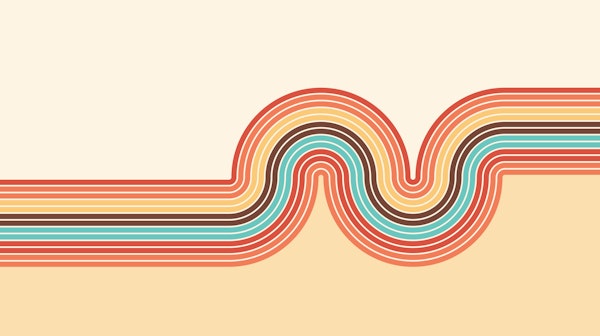 Retro Curvey Lines