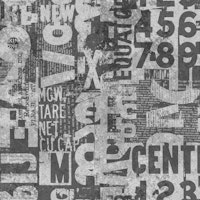 Grunge Typography Urban Style With Letters And Numbers In Grey tapete