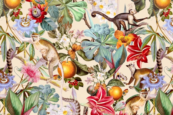 Animal and Floral Pattern