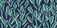 Tropical Banana Leaves Pattern 2 ταπετσαρία
