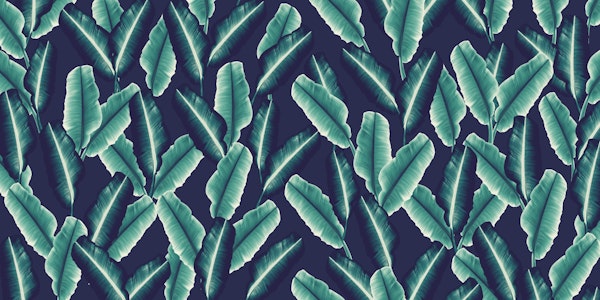 Tropical Banana Leaves Pattern 2