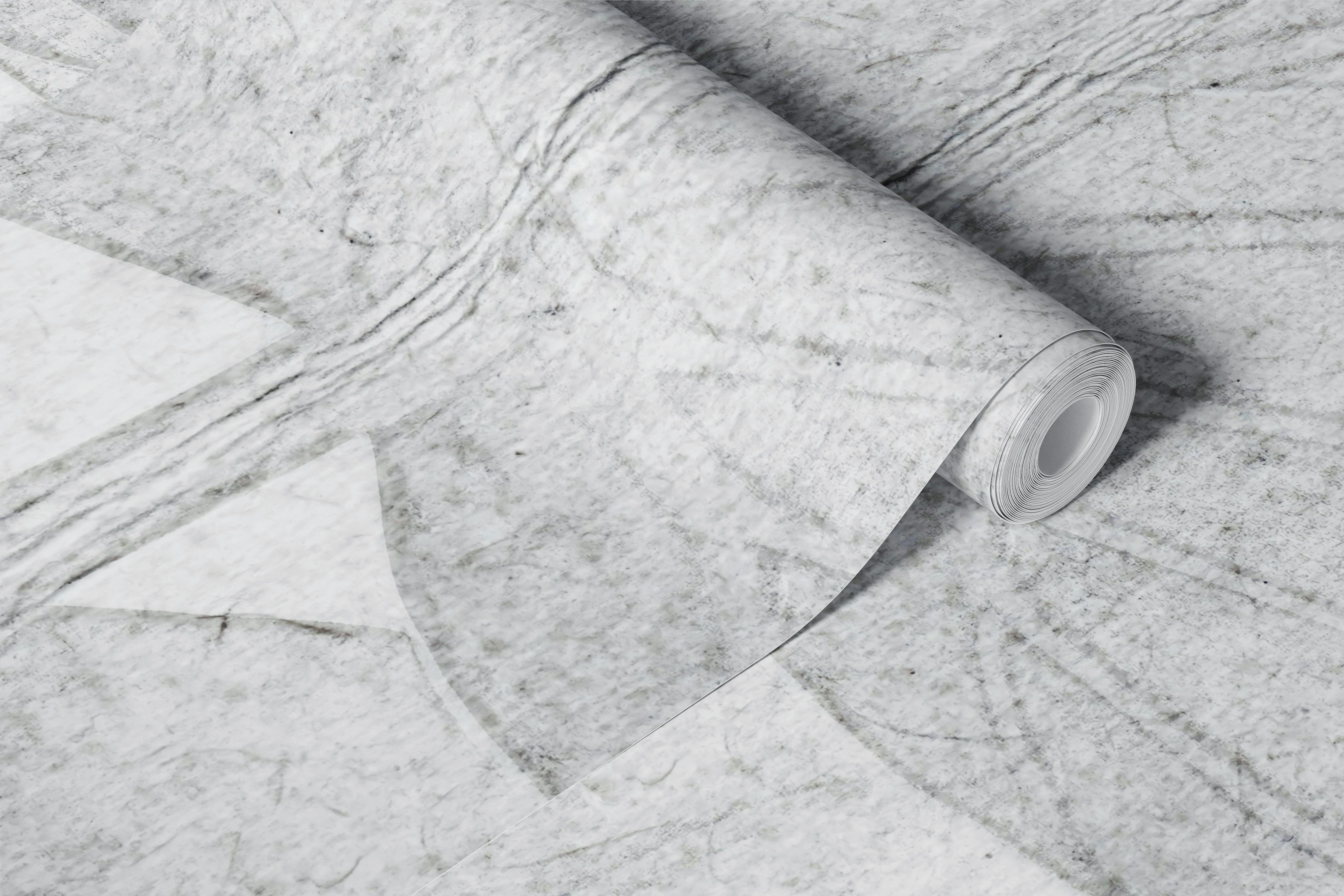 Botanische bladeren in grijs en zwart wallpaper