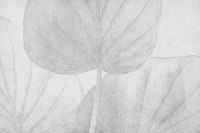 Japandi Leaf Grey papiers peint
