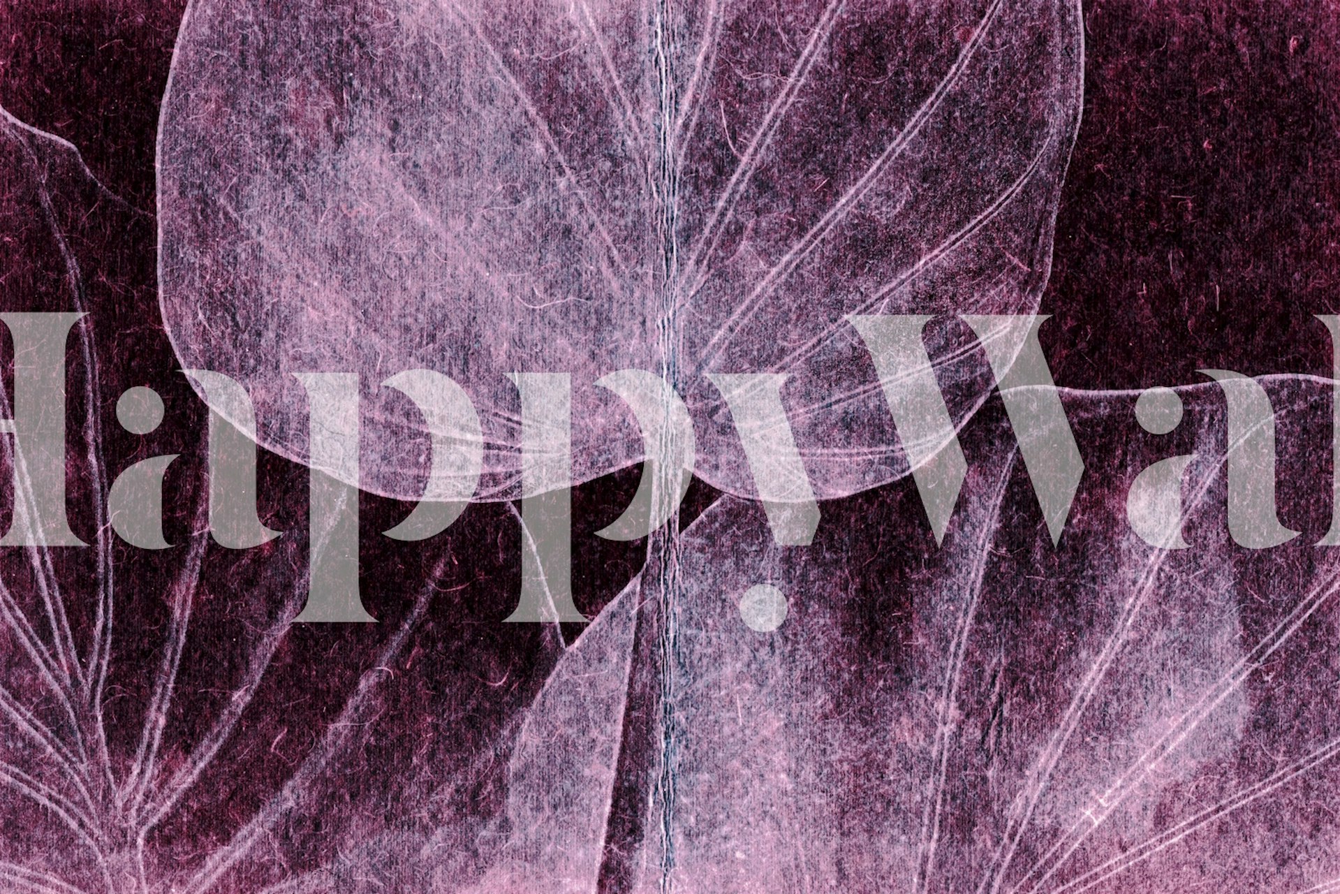 Japandi Leaf Grunge tapet i et rum