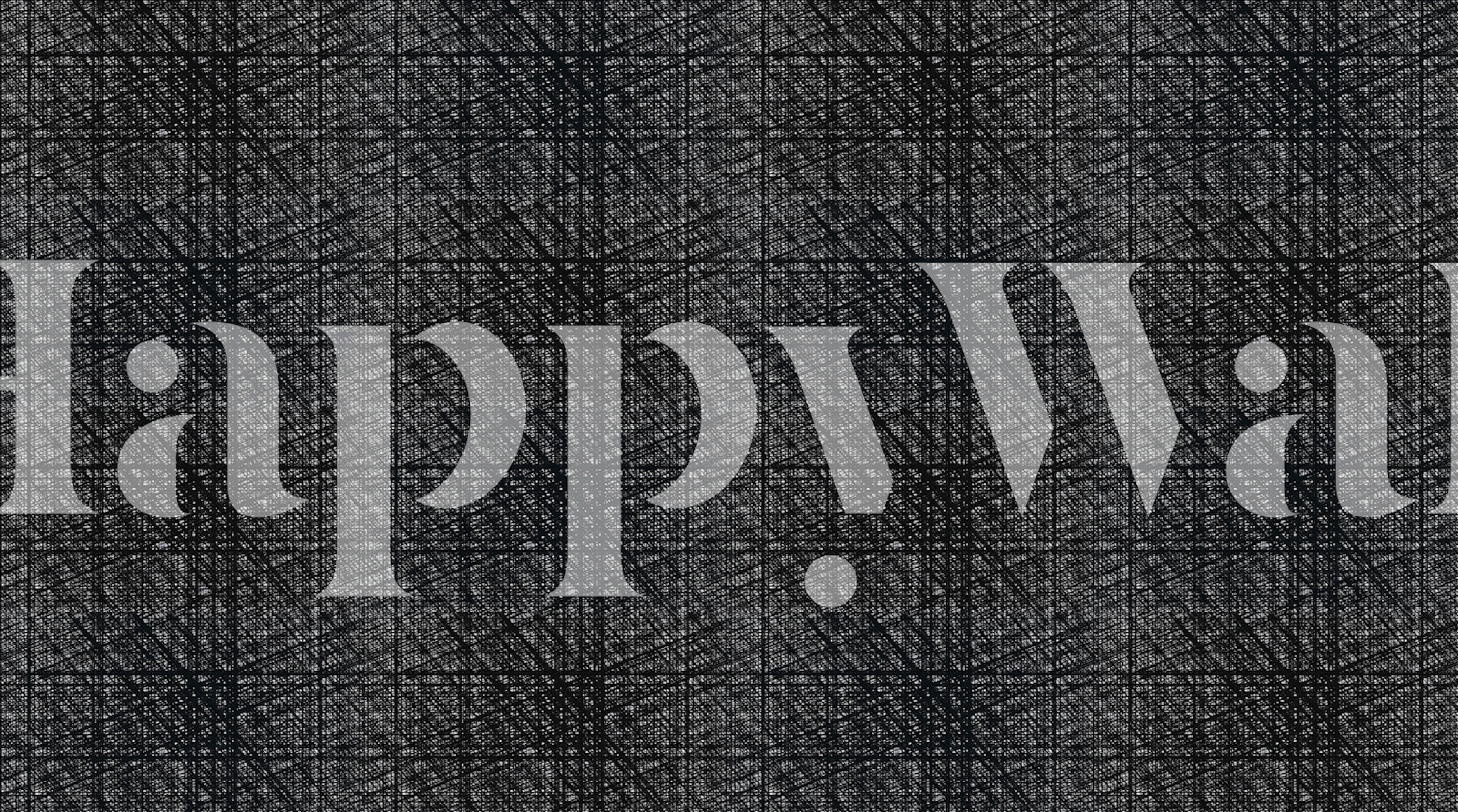 Nordic Mid-Century Fabric pattern wall mural with subtle gray tones and textured design