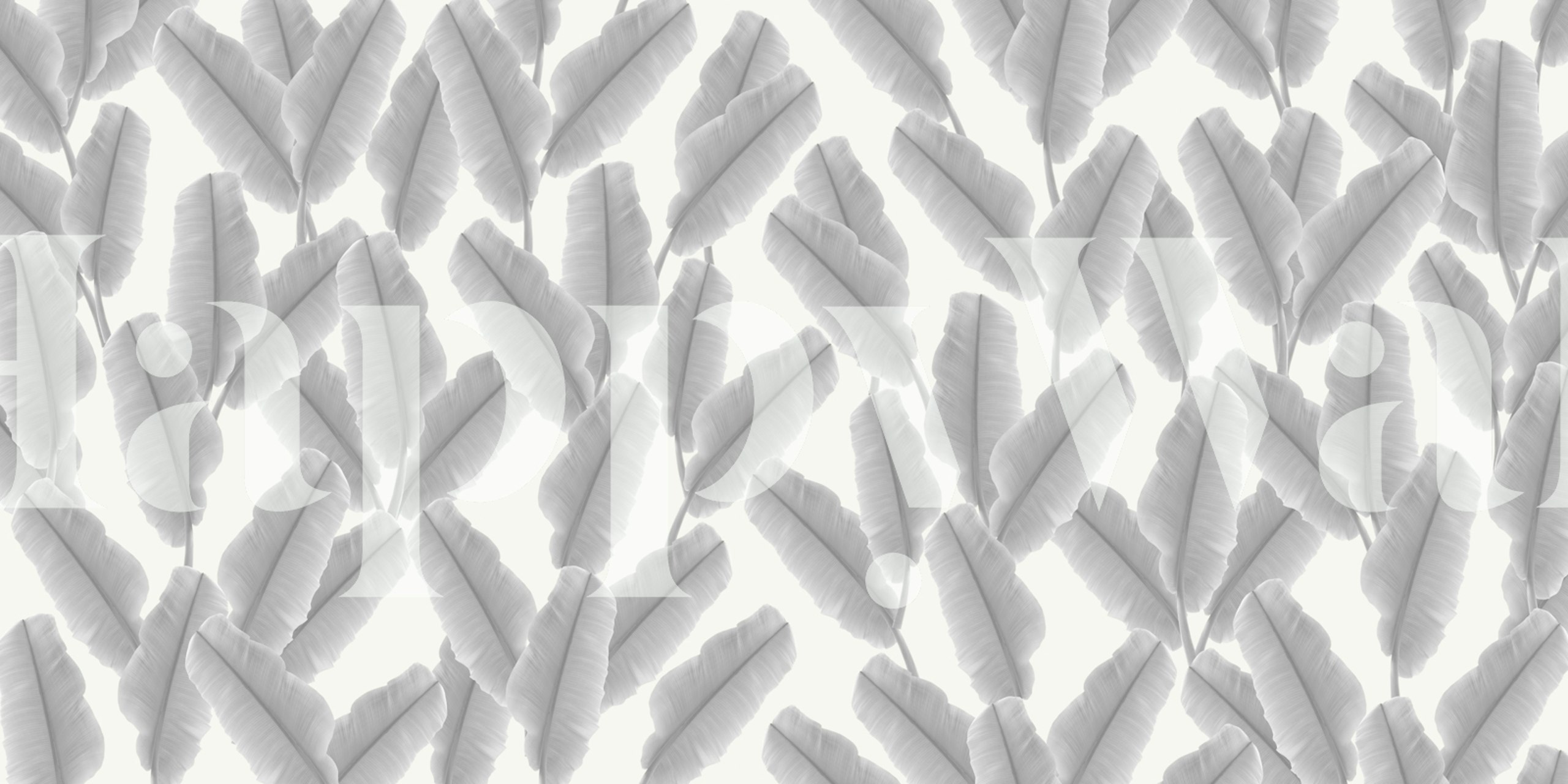 Design Tropical Banana Leaves Pattern 3 v pokoji