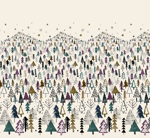 FOREST MOUNTAIN TREES STARS 2