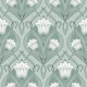 Tulips Art Nouveau - Brunswick Green Soft