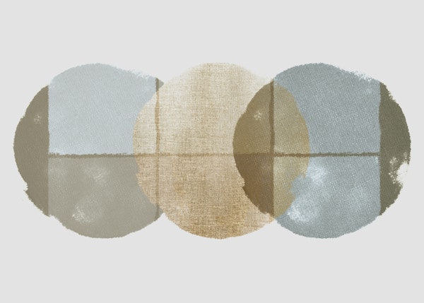 Abstract Earthy Circles