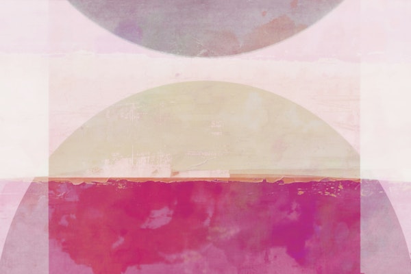 Magenta Bauhaus Grunge