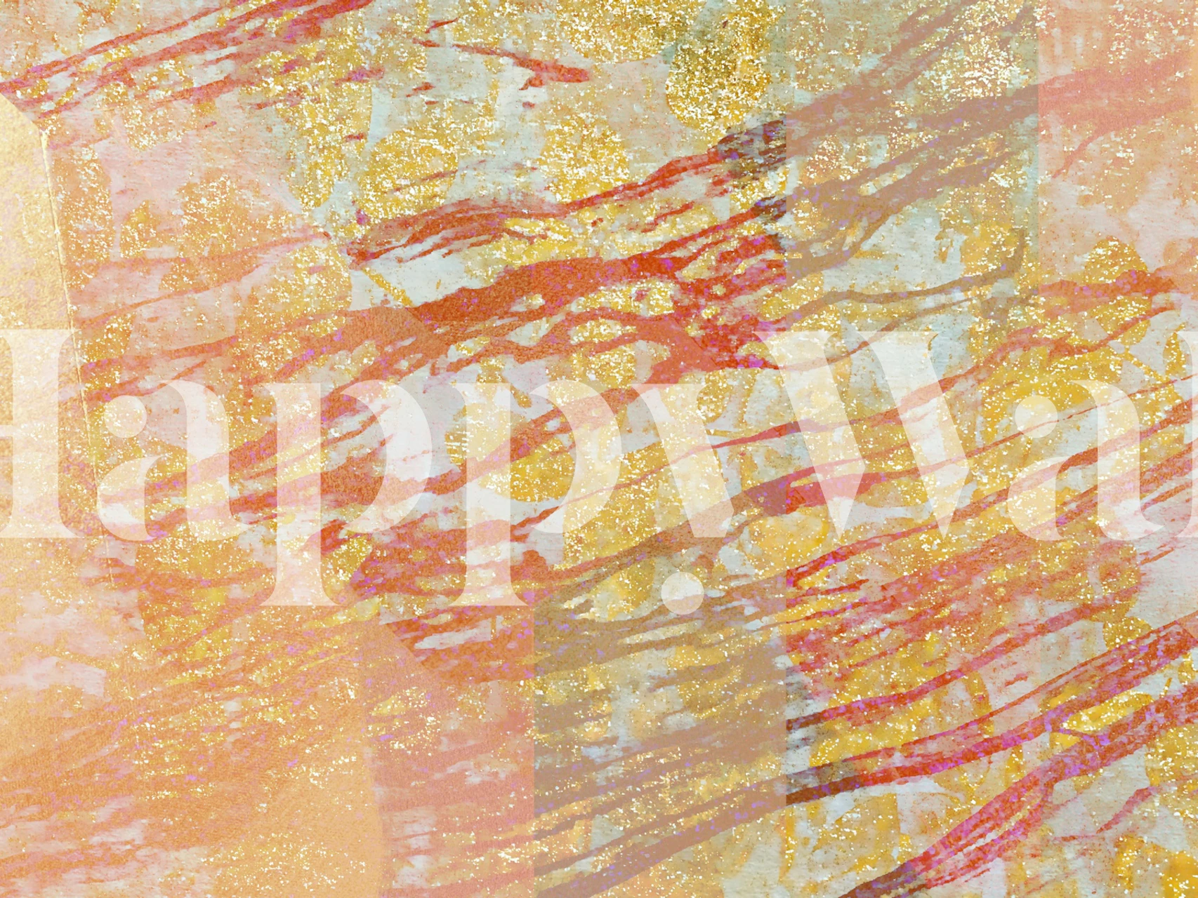 Mystic Marble wallpaper design in a room