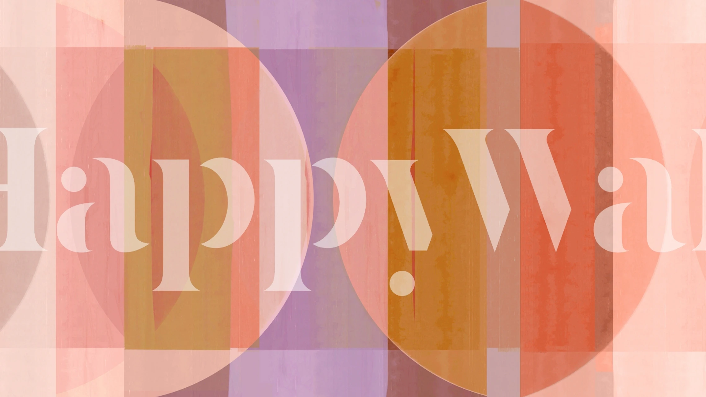 Neon Bauhaus Grunge tapet i et rum