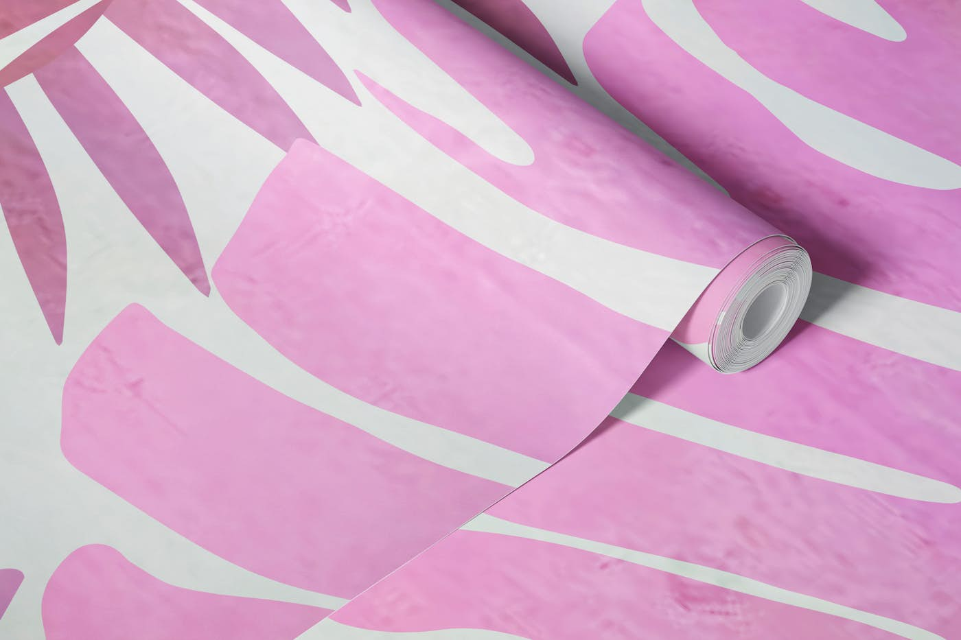 Pink Tropical Jungle wallpaper roll