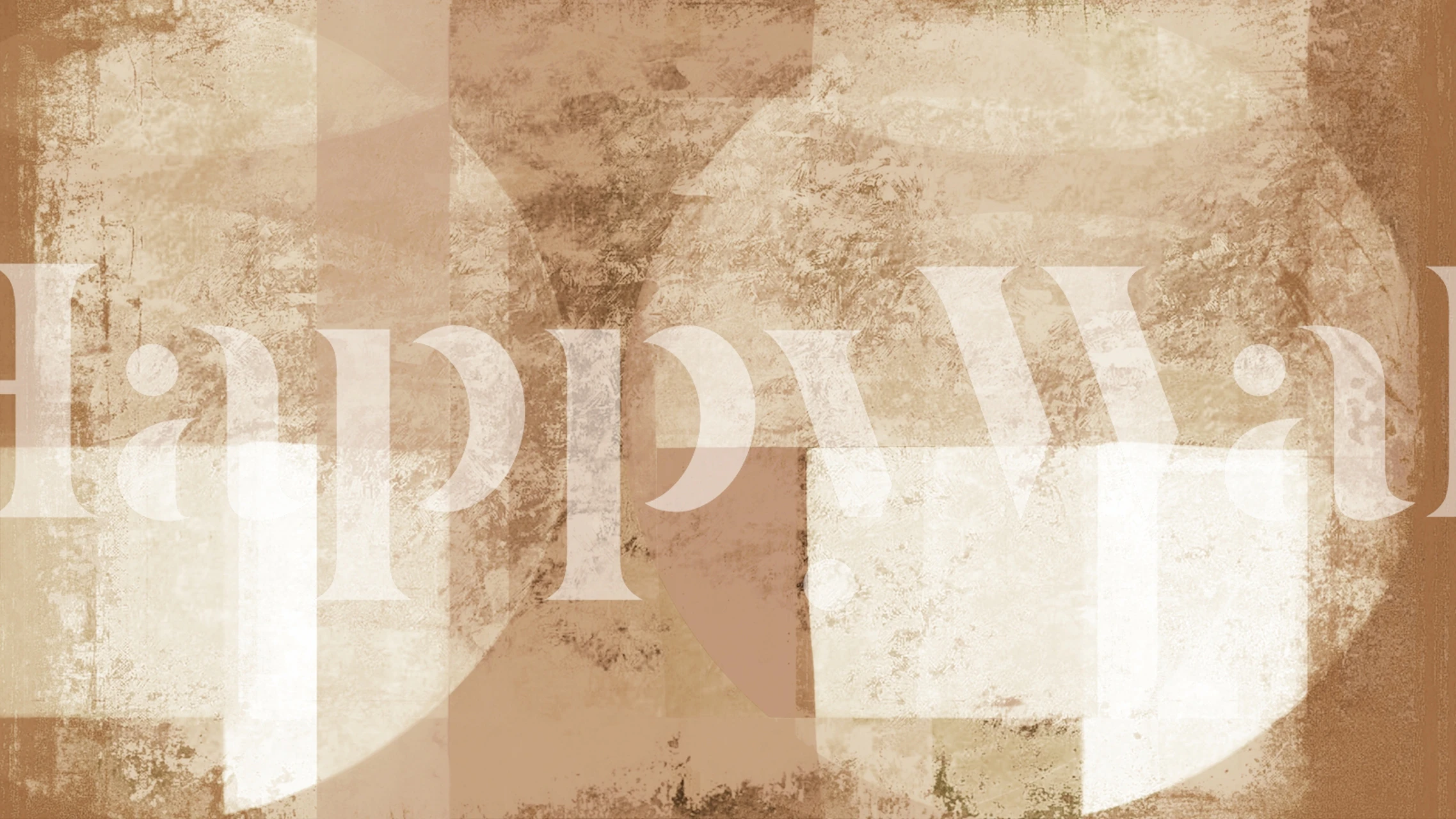 Neutral geometric shapes in beige and cream wallpaper