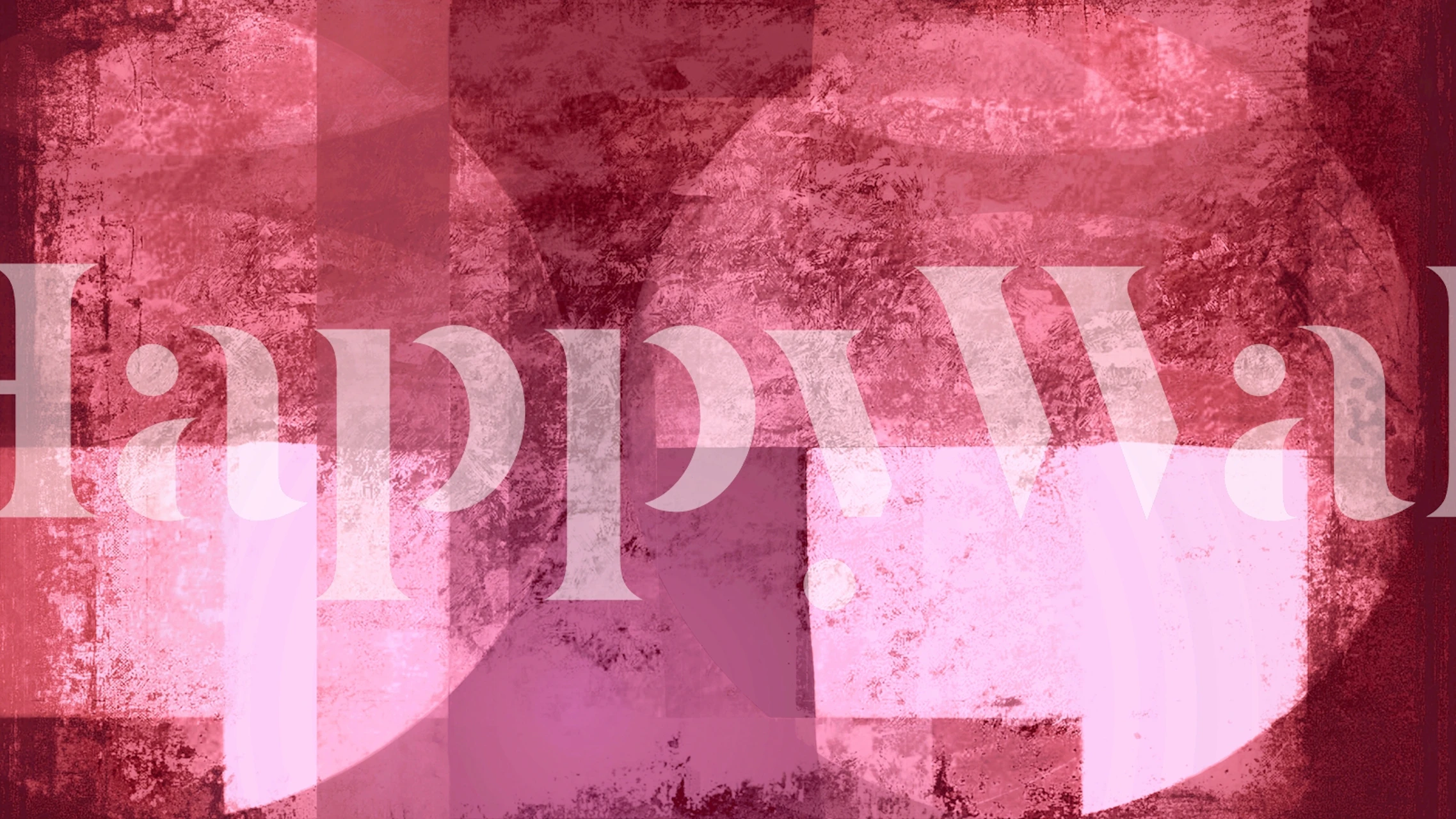 Geometric shapes in warm pink tones wallpaper