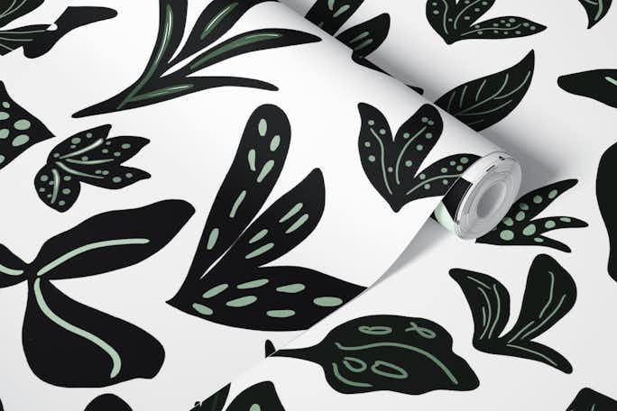 Abstract Leaves Dream Pattern 3wallpaper roll