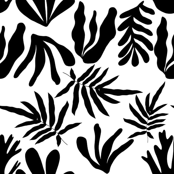 Minimal Abstract Botanical Leaves 1