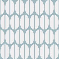 Scandi Coffee Beans - Blue tapet