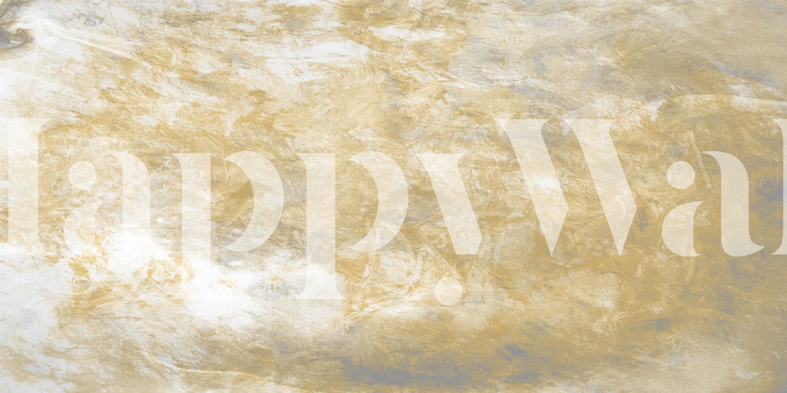 Earthy Canvas Clouds wallpaper in a room