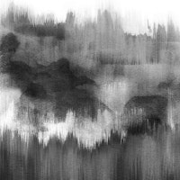 Watercolor Strokes in Black tapet