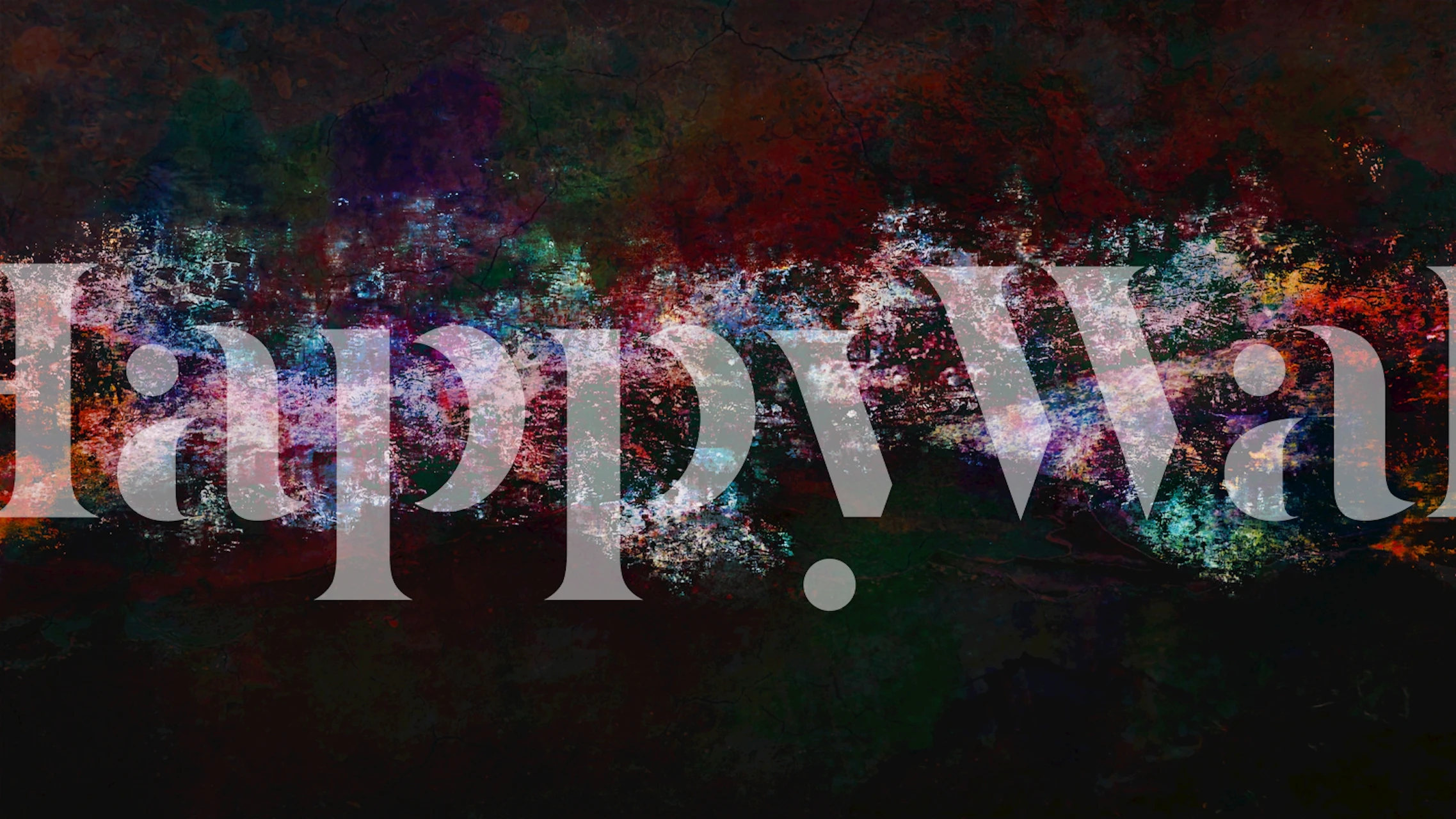 Warm Horizon Mystery wallpaper in een kamer