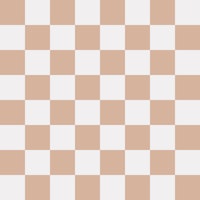 Scandi Checkerboard - Cream papiers peint