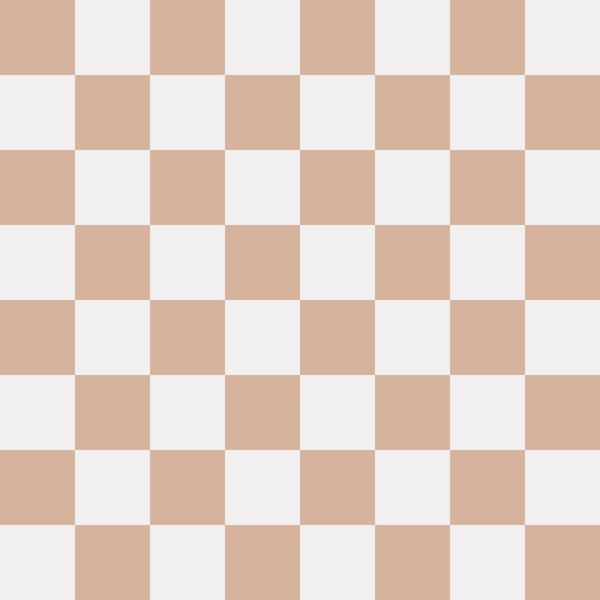 Scandi Checkerboard - Cream