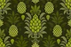 Modern Monochrome Pineapple Chic Lush Green