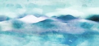Misty Mountains Abstract ταπετσαρία