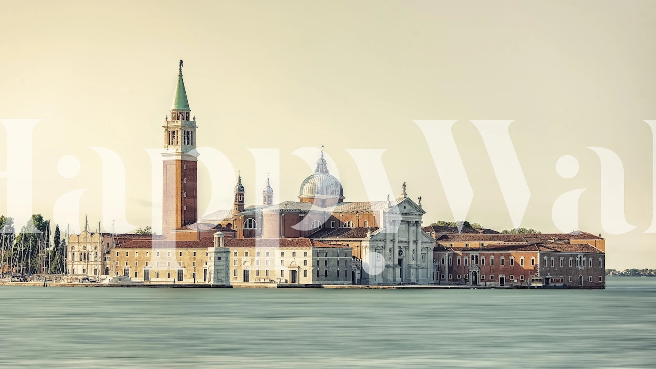 San Giorgio Maggiore wallpaper displayed in a room