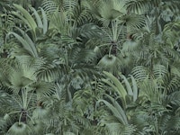 Impassible Jungle Enchanting Tropical Rainforest Green carta da parati