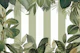 Tropical Oasis Frame And Stripes Green