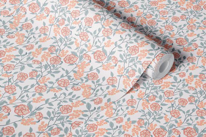 trailing elegant floral wallpaperwallpaper roll