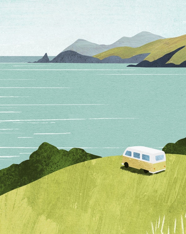 Van and the Ocean