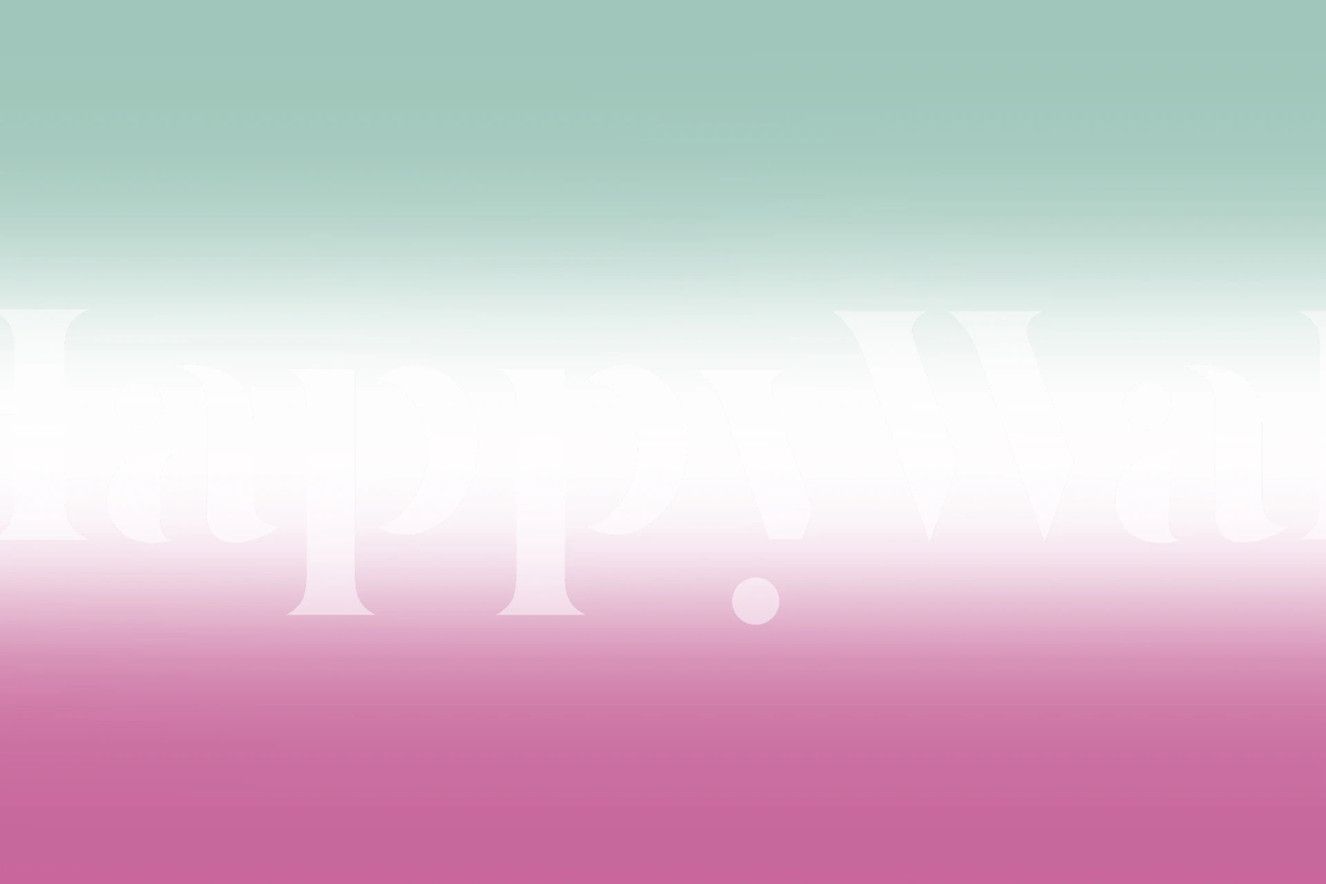 Green and pink gradient wallpaper with soft color transition