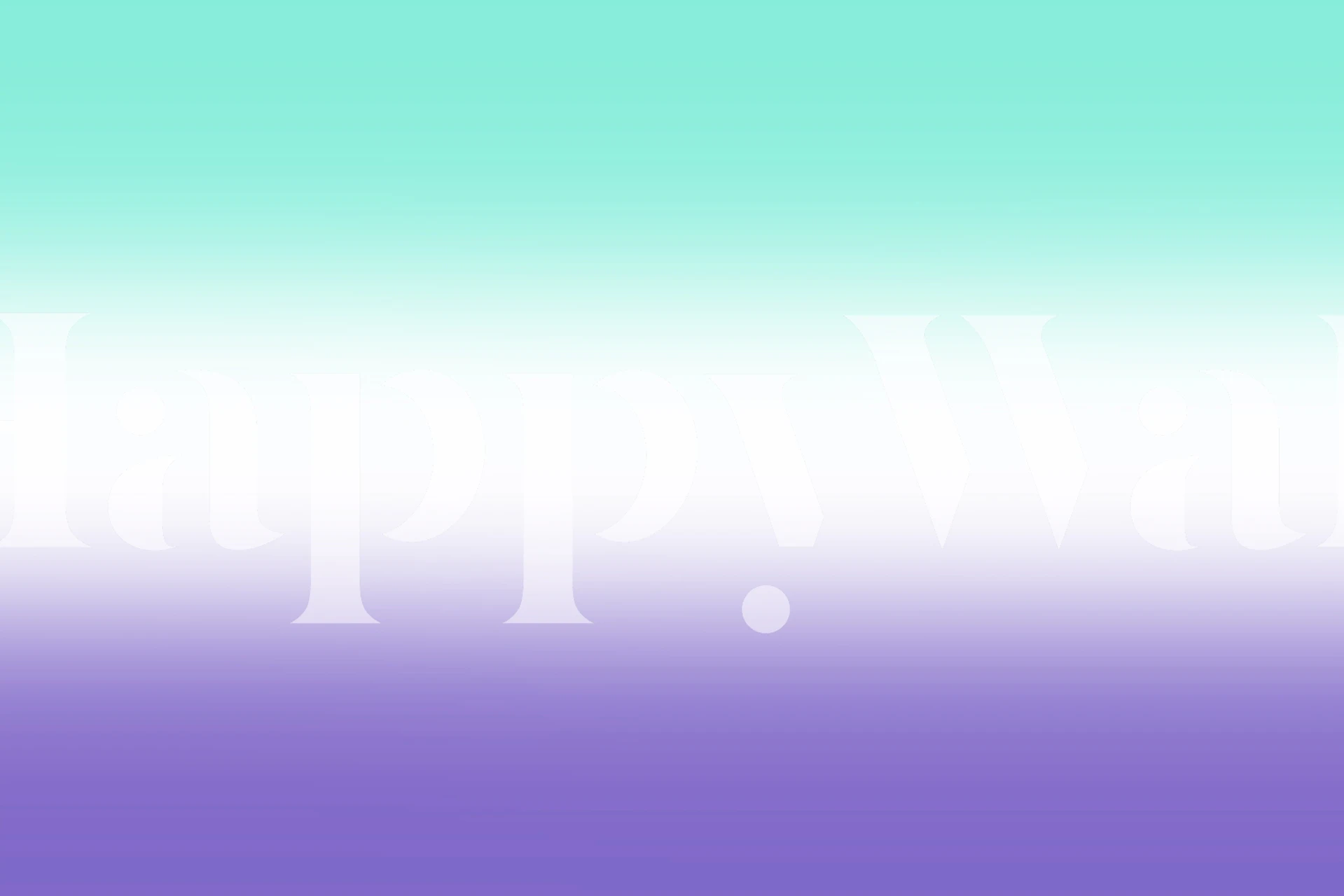 Aquamarine violet-blue gradient wallpaper