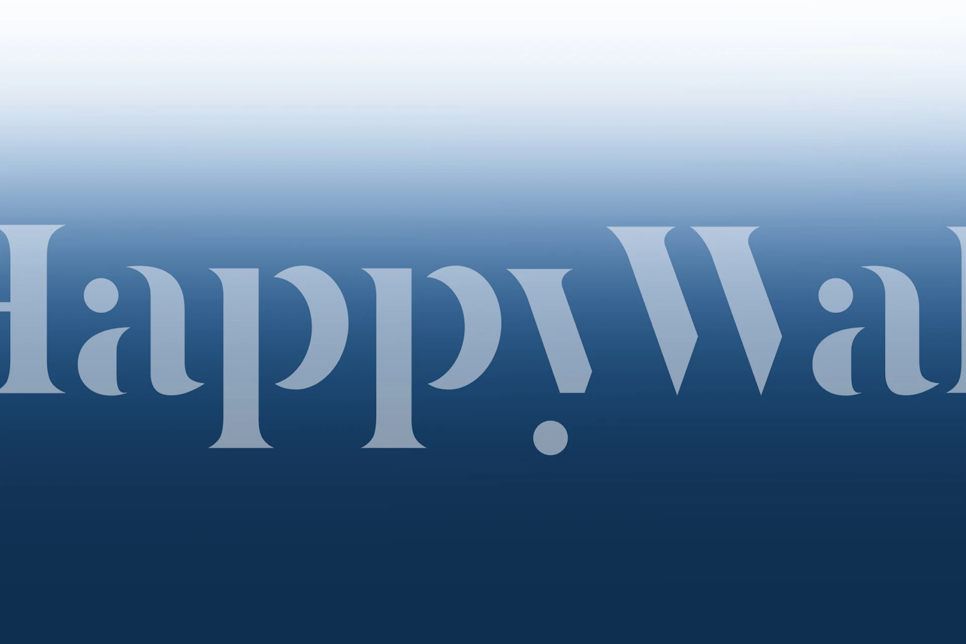 Prussian Blue Gradient behang in een kamer